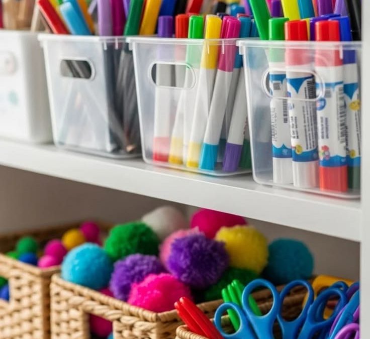 Simple Ways to Keep Your Art and Craft Supplies Organized